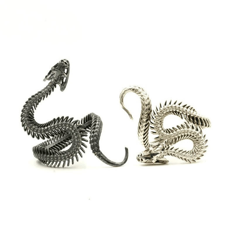 WorldNorse Vintage Snake Shape Winding Adjustable Ring