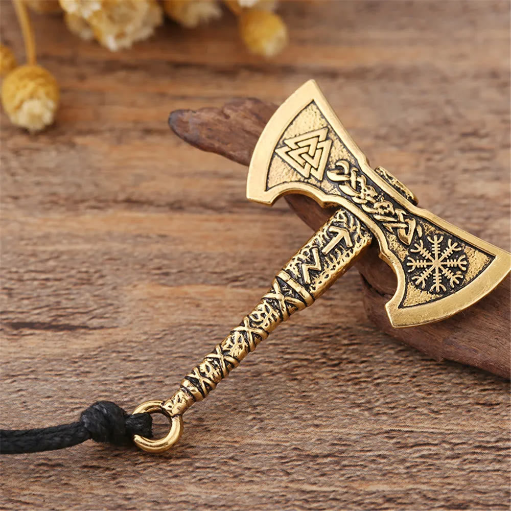 WorldNorse Viking Axe Pendant Amulet Necklace