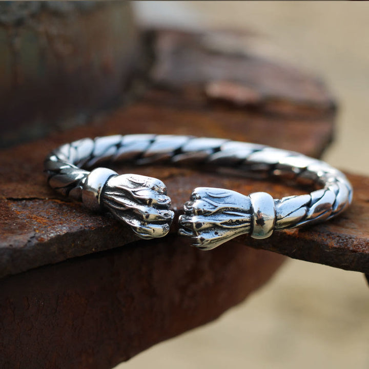 WorldNorse Power In The Hand Double Fist Vintage Bracelet