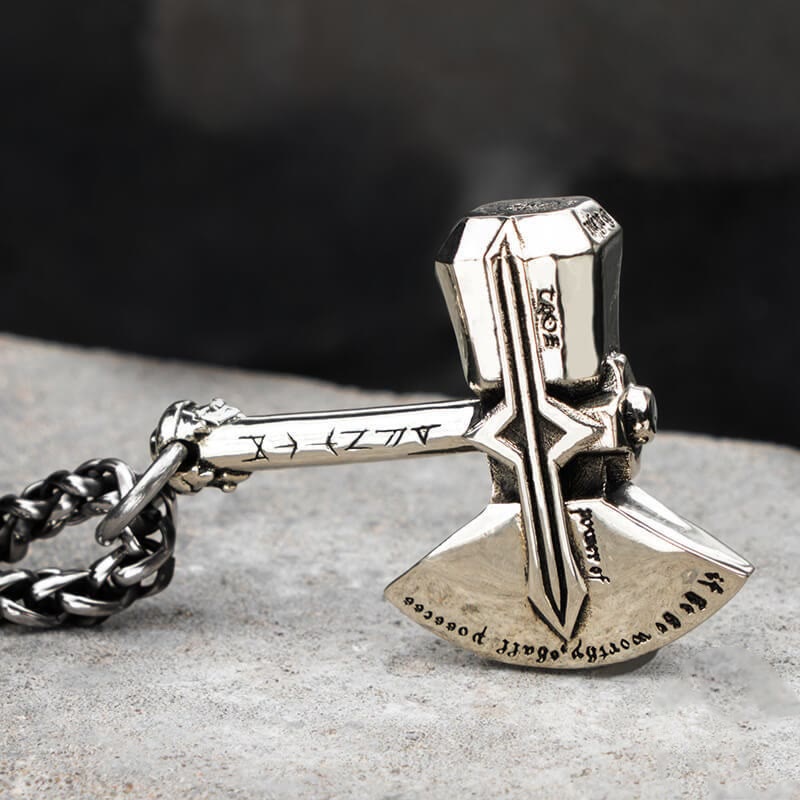 WorldNorse Thor's Axe Stormbreaker Necklace