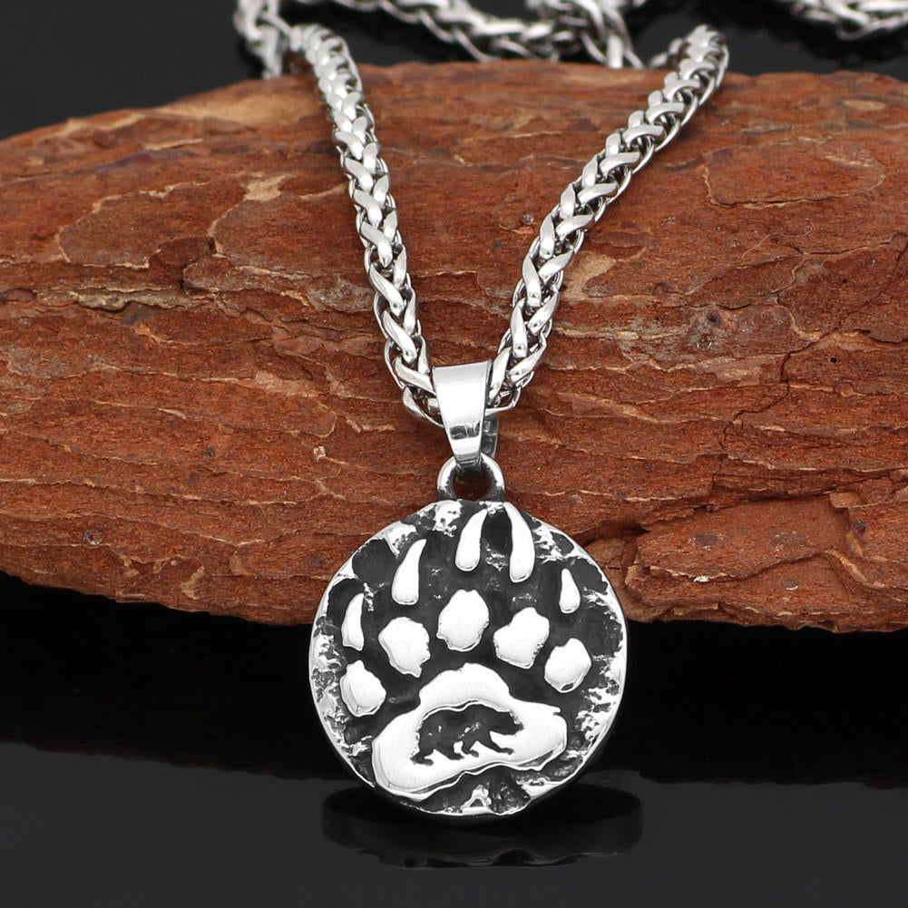 WorldNorse Viking Bear Claw Attitude Necklace