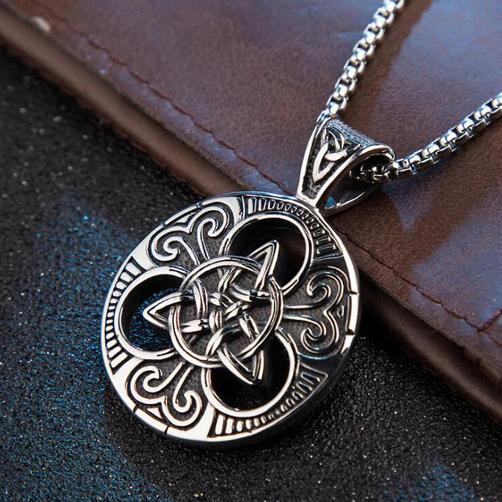 WorldNorse Classic Celtic Knot Triquetra Necklace