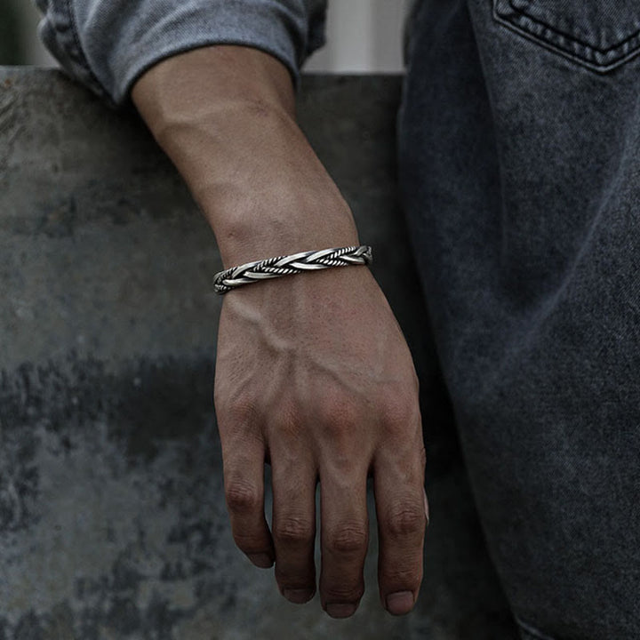 WorldNorse Viking Retro Celtic Knot Twist Bracelet