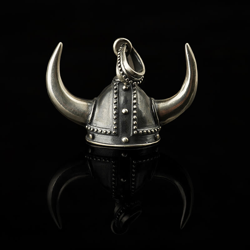 WorldNorse 925 Sterling Silver Helmet Necklace