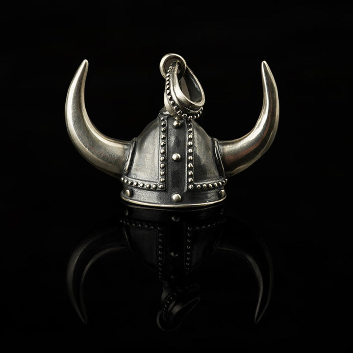 WorldNorse 925 Sterling Silver Helmet Necklace