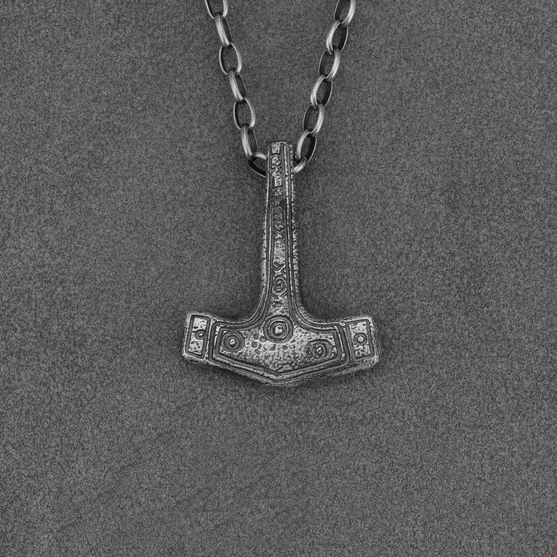 WorldNorse 999 Sterling Silver Mjolnir Necklace