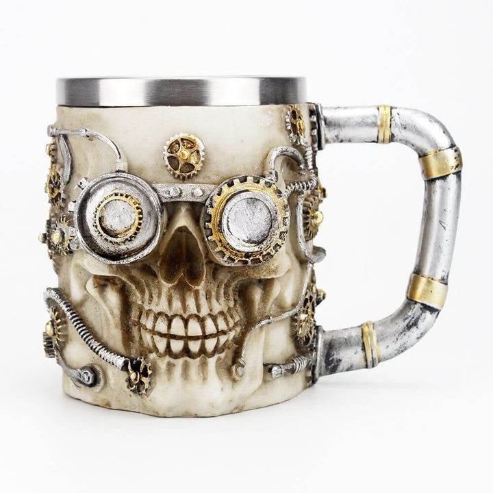 WorldNorse Steampunk Styler Skull Mug