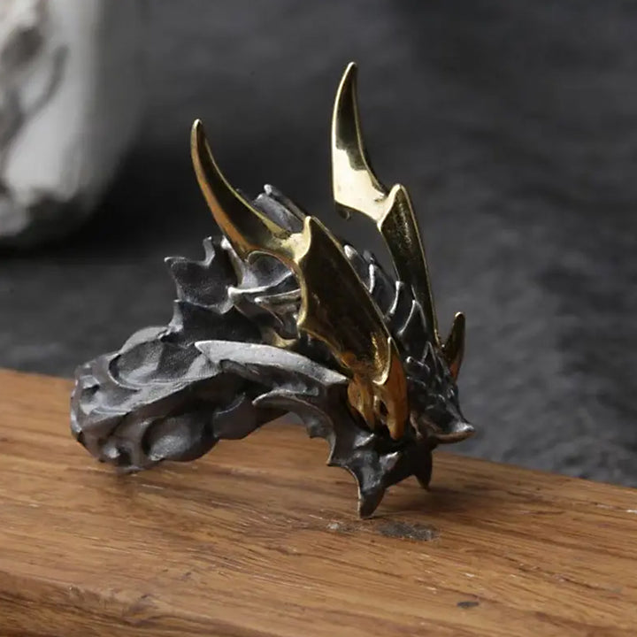 FREE Today: Retro Evil Dragon Adjustable Ring / Necklace