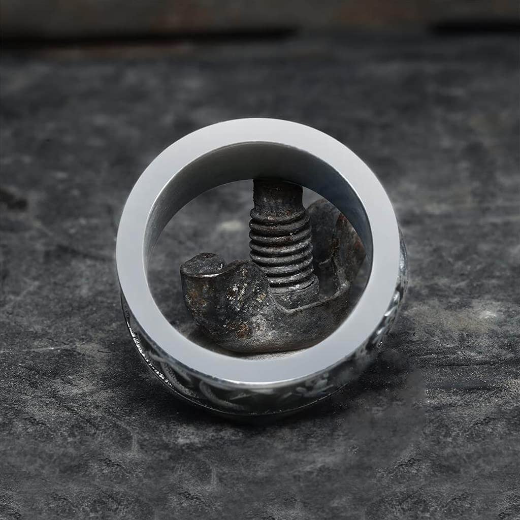 WorldNorse Fenris-wolf Stainless Steel Viking Ring - image 4