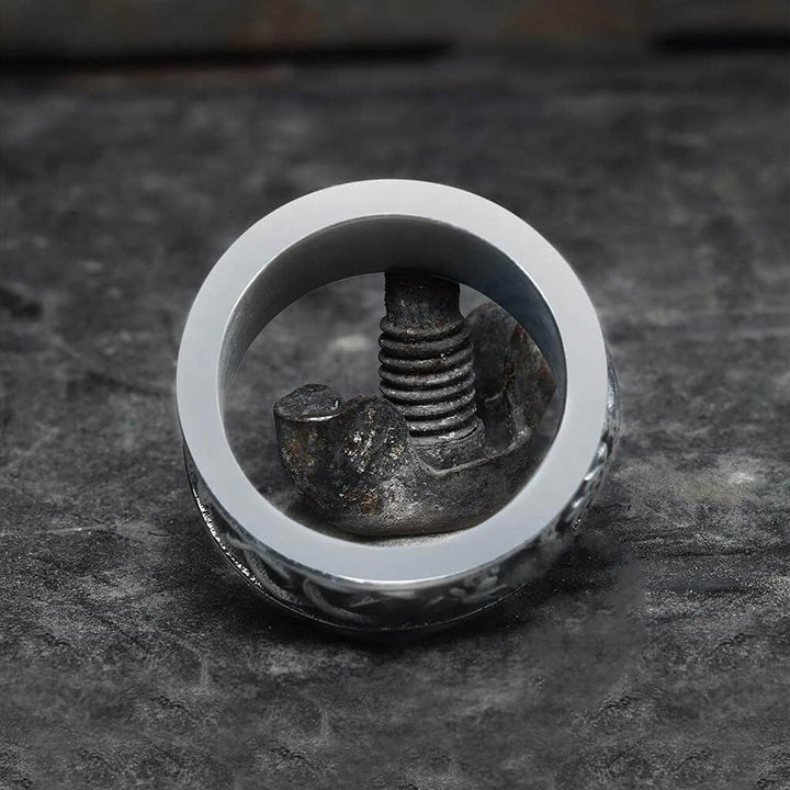 WorldNorse Fenris-wolf Stainless Steel Viking Ring - image 4