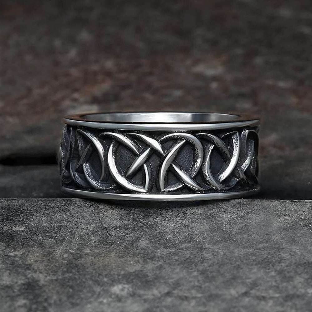 WorldNorse Fenris-wolf Stainless Steel Viking Ring - image 1