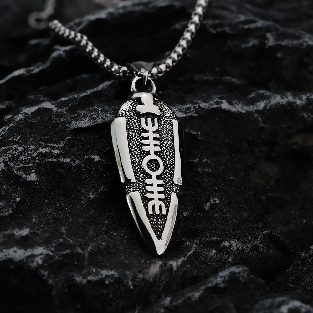 WorldNorse Solid Double Sided Odin’s Spear Valknut Amulet Necklace - image 16
