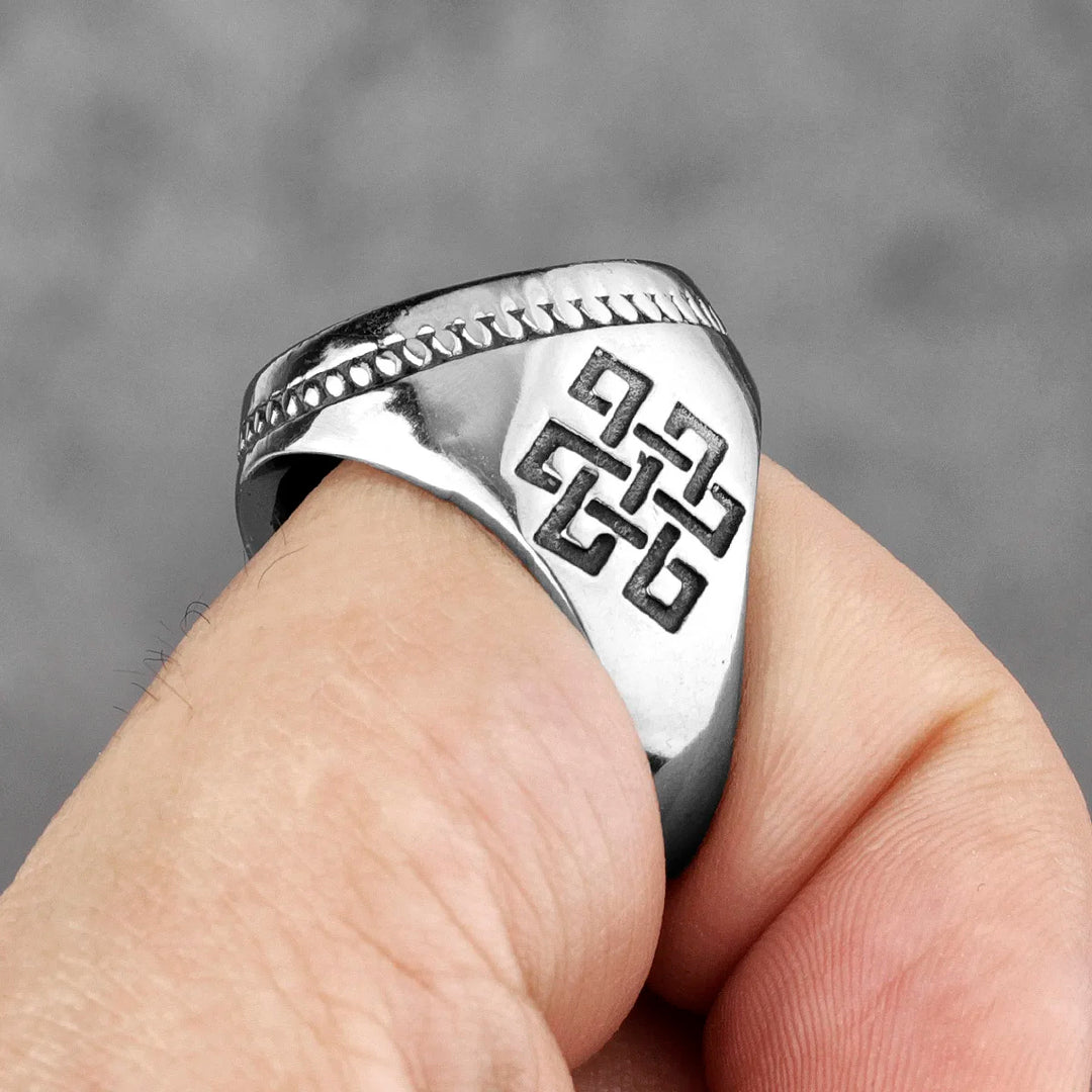 WorldNorse Vintage Stainless Steel Tree Of Life Ring