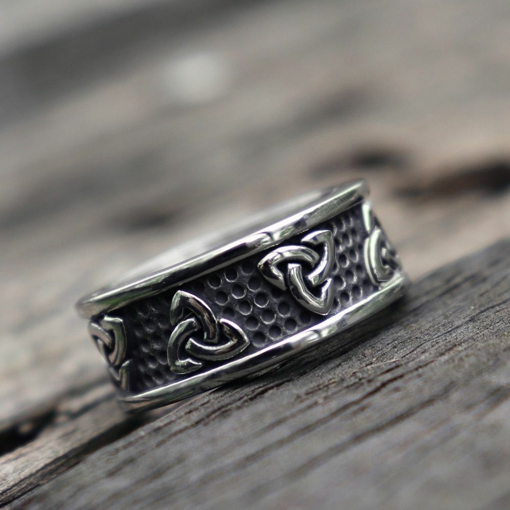 WorldNorse Triple Horn of Odin Norse Viking Ring - image 4