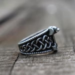 WorldNorse Thor's Hammer Stainless Steel Viking Ring