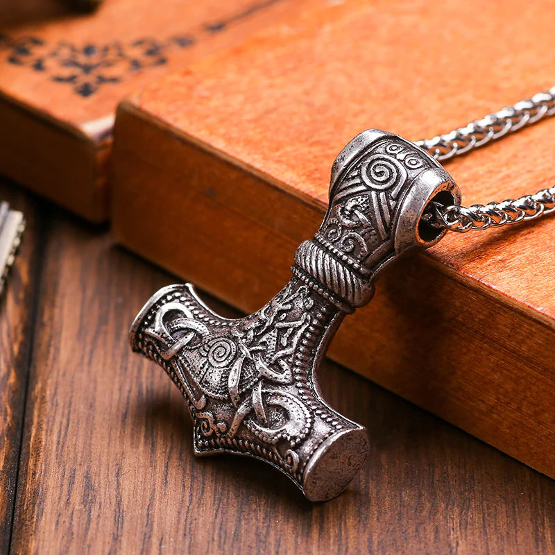 WorldNorse Thor's Hammer Stainless Steel Pendant Necklace - image 5