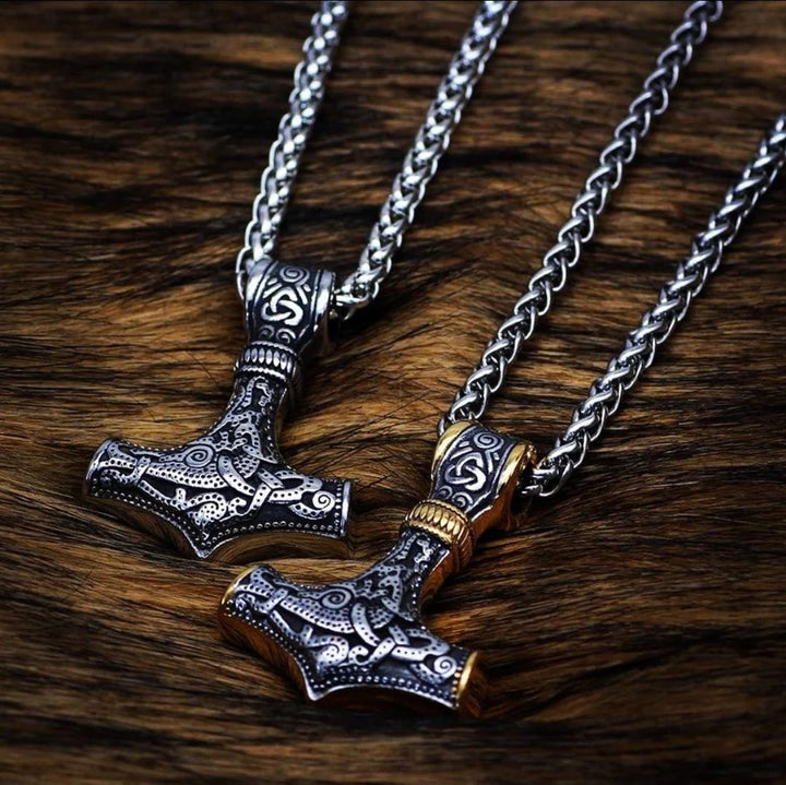 WorldNorse Thor's Hammer Stainless Steel Pendant Necklace - image 4