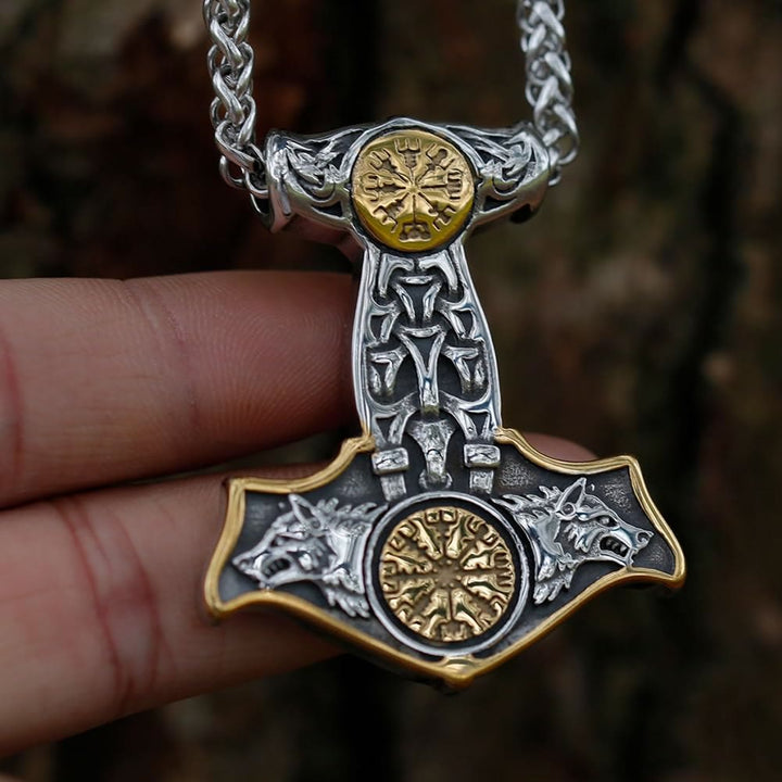 WorldNorse Viking Celtic Knot Valknut Necklace - image 4