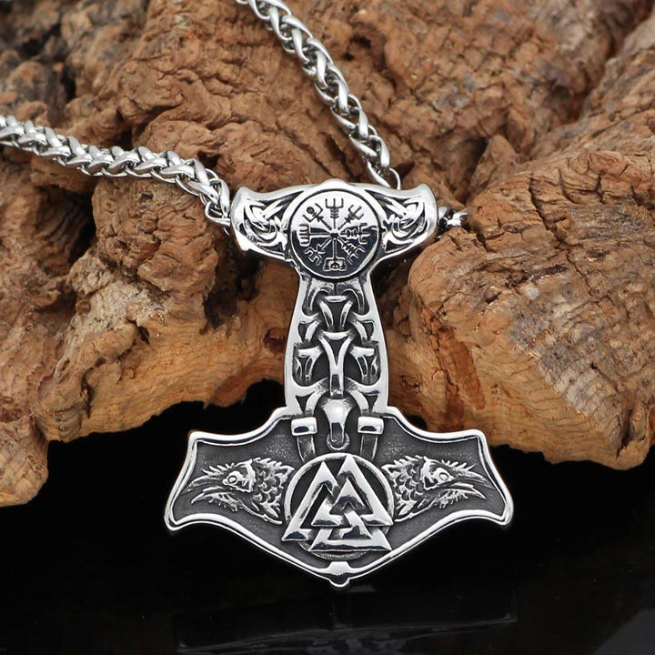 WorldNorse Viking Celtic Knot Valknut Necklace - image 2