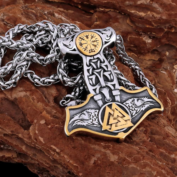WorldNorse Viking Celtic Knot Valknut Necklace - image 6