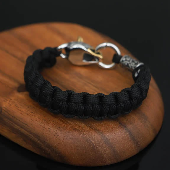 WorldNorse Nordic Mjolnir Wolf Head Bracelet - image 3