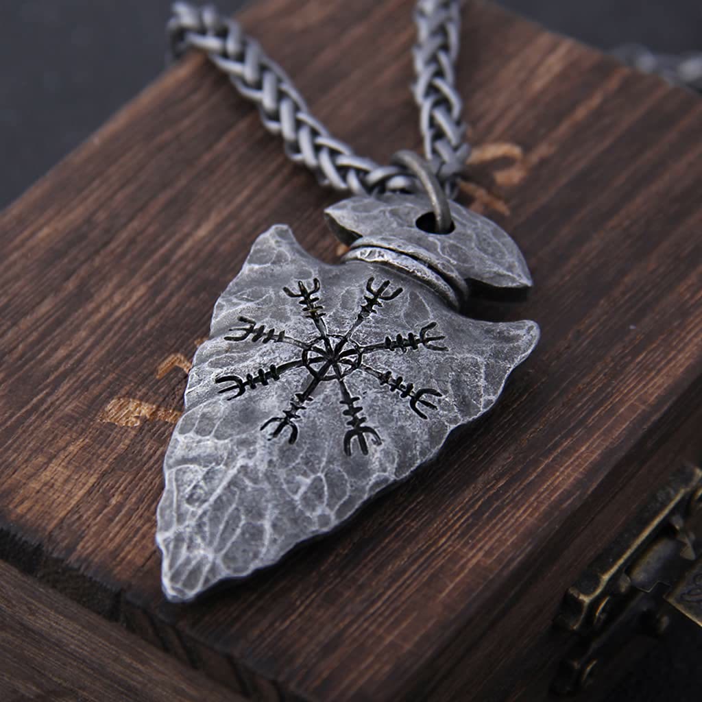 WorldNorse Viking Odin Spear Head Necklace - image 5
