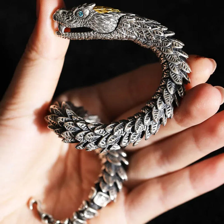 WorldNorse Jormungandr Personalized Rattlesnake Bracelet - image 4