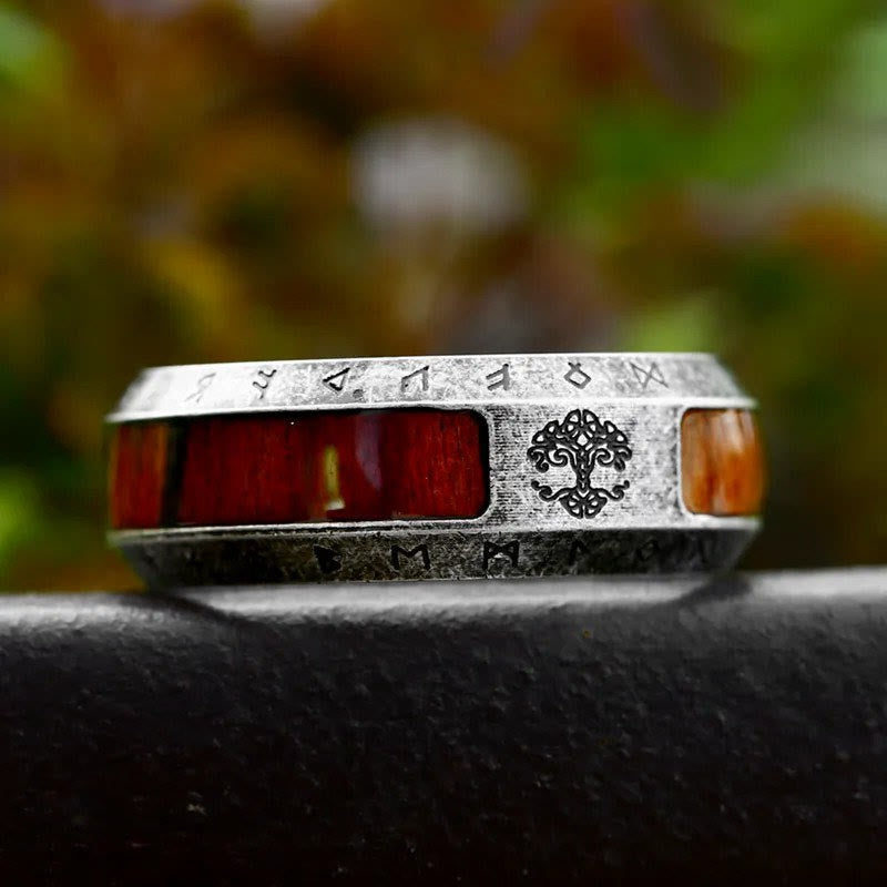 WorldNorse Vintage Boho Yggdrasil Ring