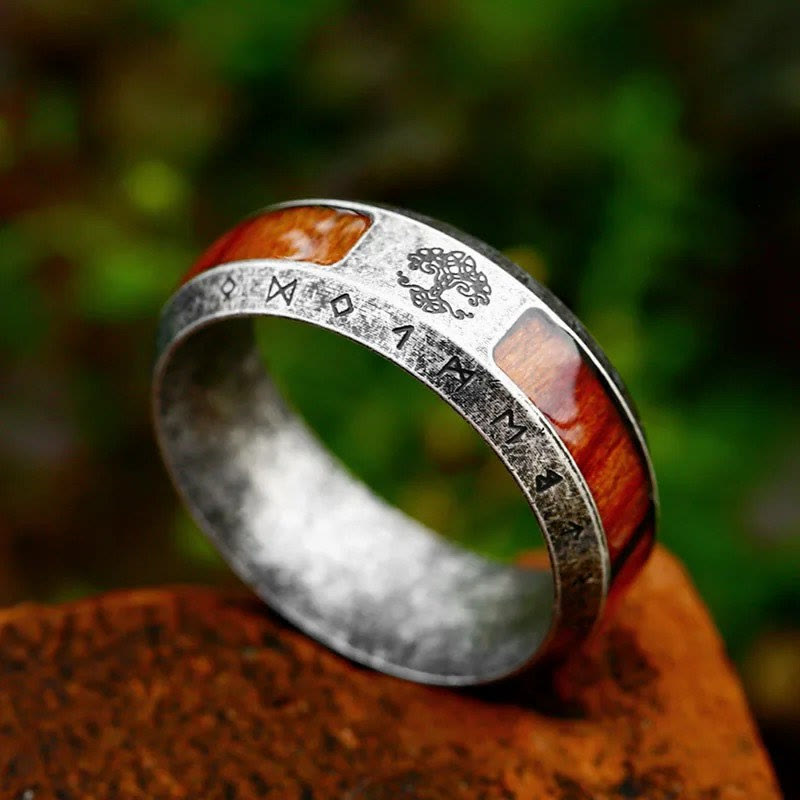 WorldNorse Vintage Boho Yggdrasil Ring