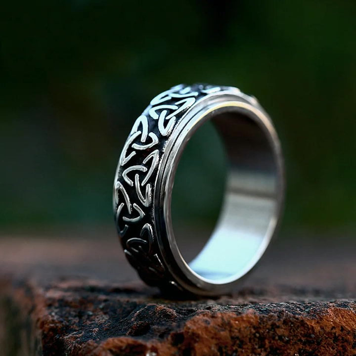 WorldNorse Nordic Viking Totem Celtic Knot Ring