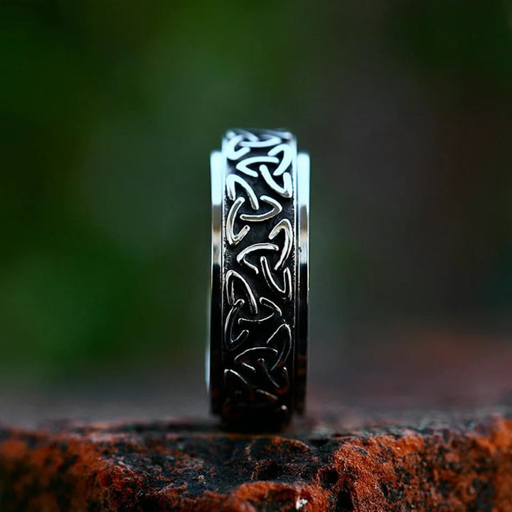 WorldNorse Nordic Viking Totem Celtic Knot Ring