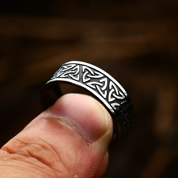 WorldNorse Nordic Viking Totem Celtic Knot Ring