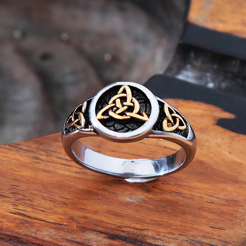 WorldNorse Vintage Triangle Viking Ring