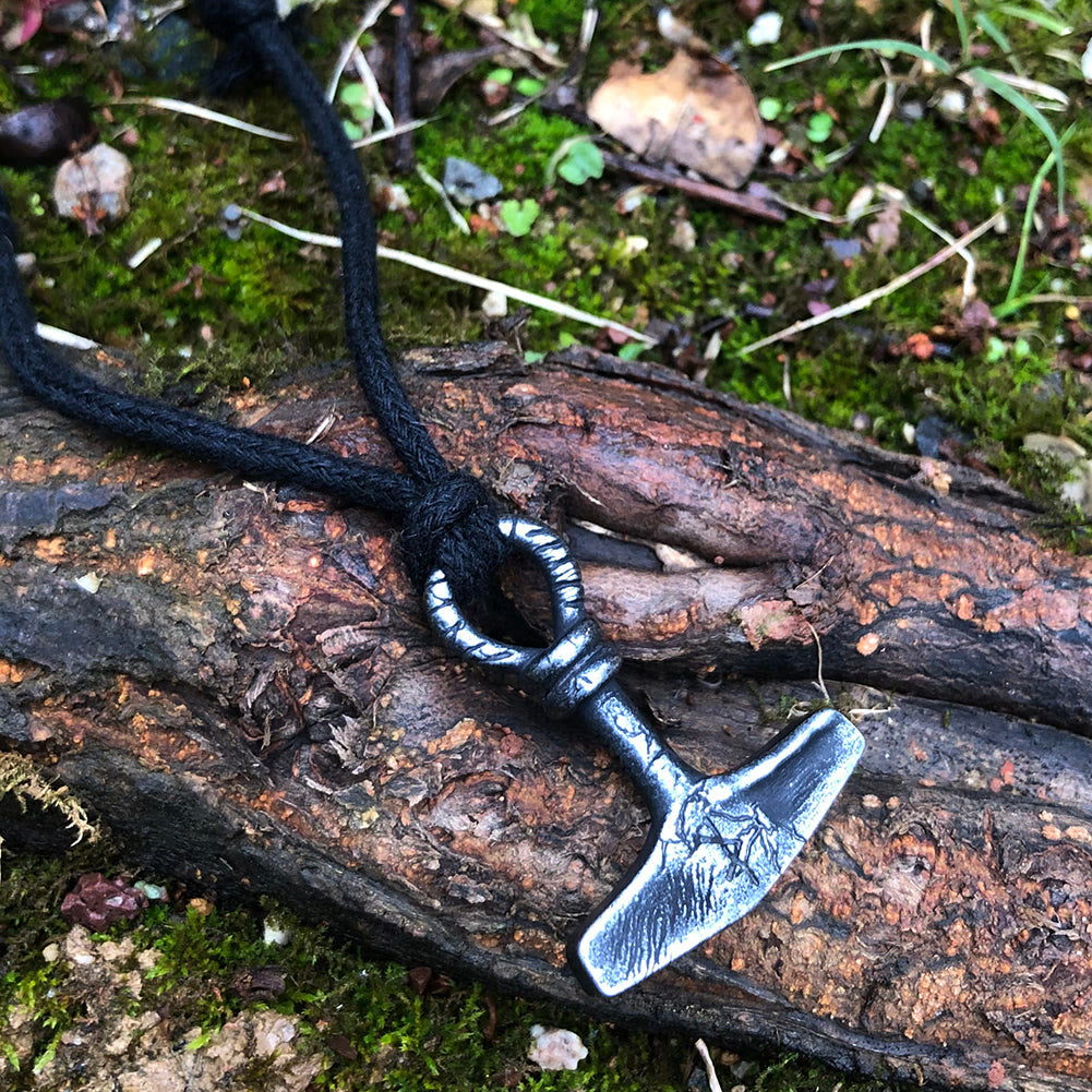 WorldNorse Viking Mjolnir Amulet Thor's Hammer Necklace - image 1