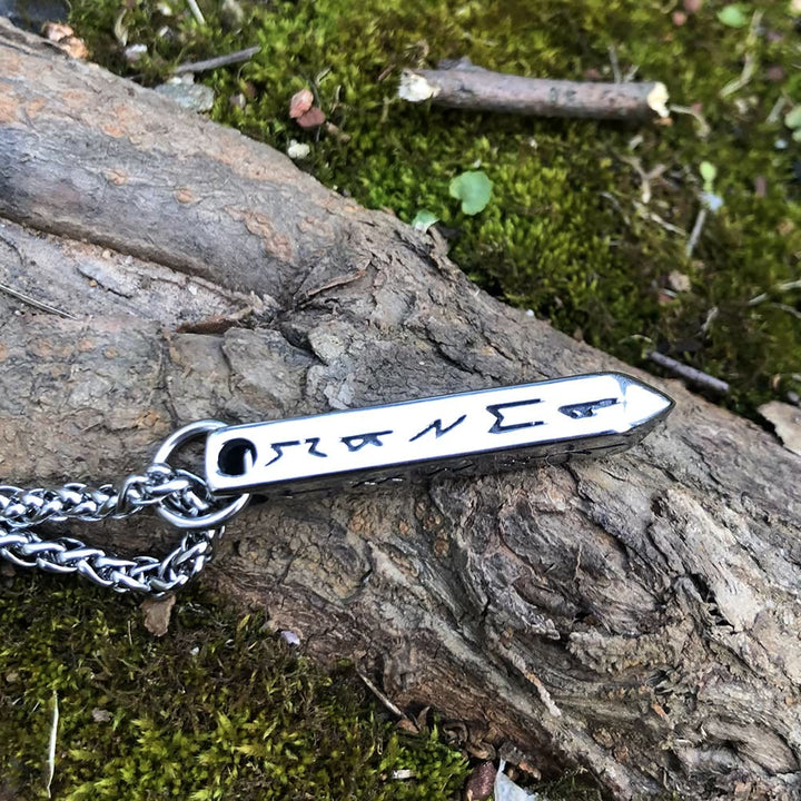 WorldNorse Three-dimensional Cone Type Rune Nordic Necklace - image 4