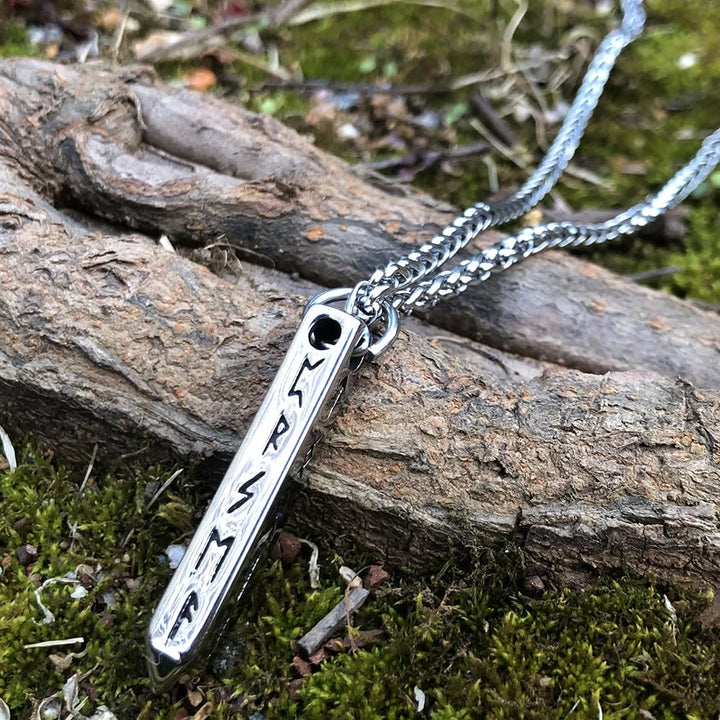 WorldNorse Three-dimensional Cone Type Rune Nordic Necklace - image 5