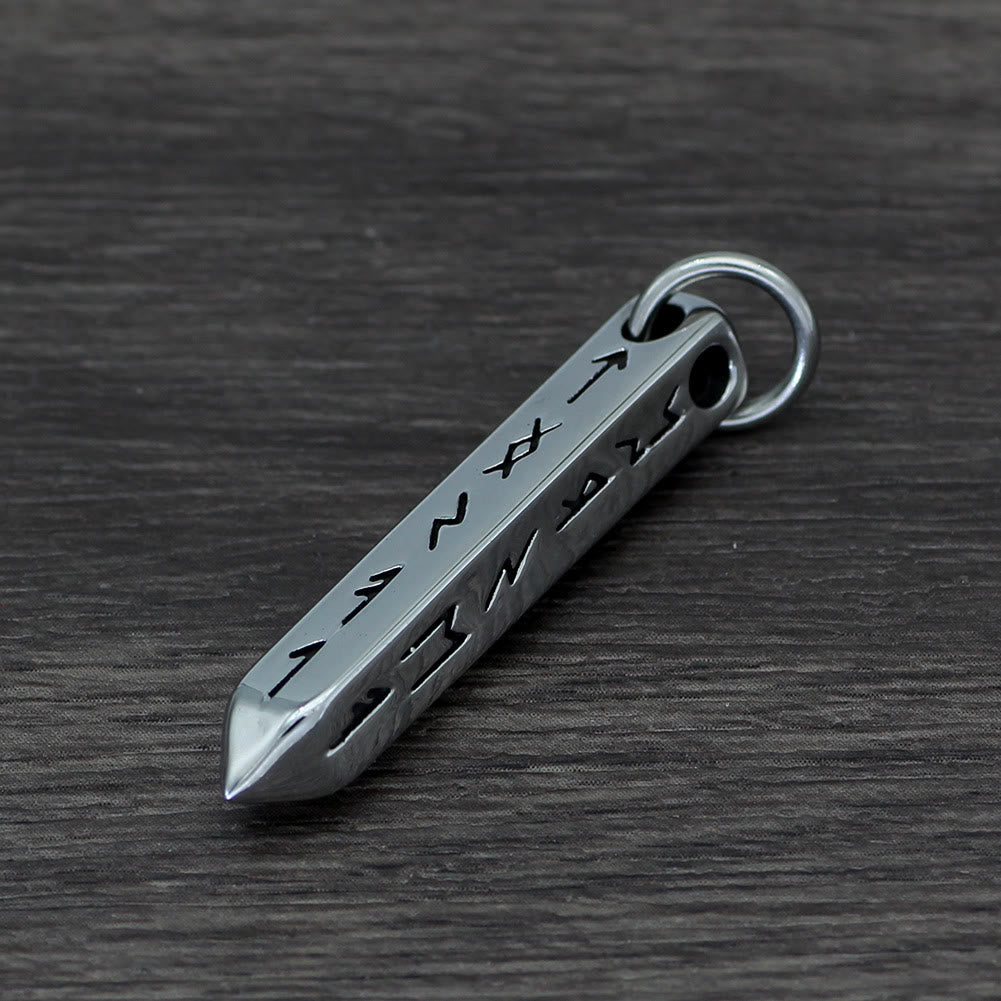 WorldNorse Three-dimensional Cone Type Rune Nordic Necklace - image 6