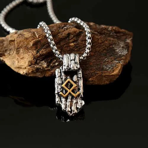 WorldNorse Vintage Nordic Rune Amulet Necklace - image 3