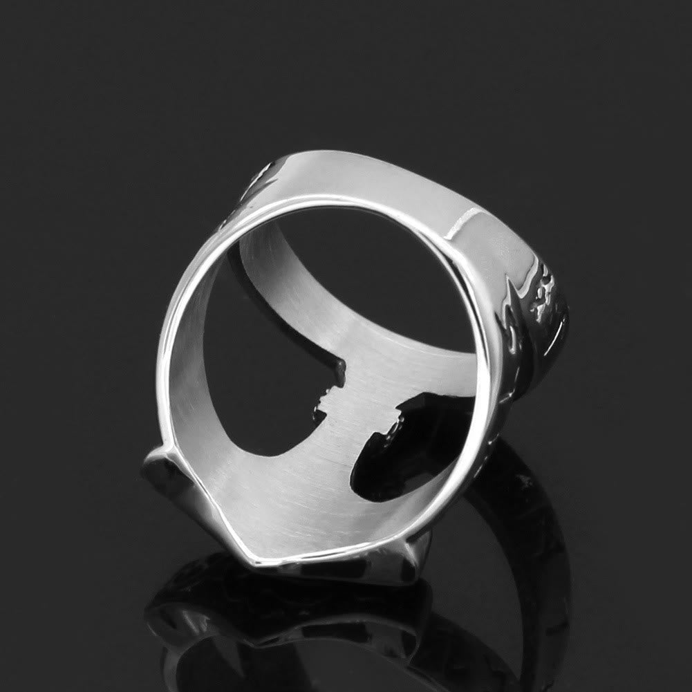 WorldNorse Bold Viking Open Mjolnir Hammer Ring