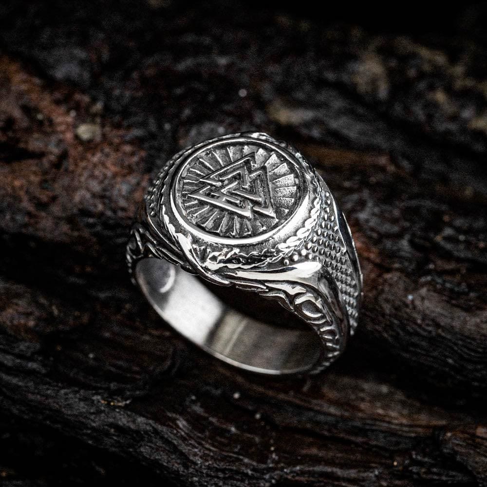 WorldNorse Valknut Celtic Knot Amulet Ring