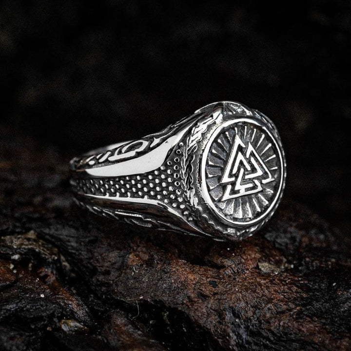 WorldNorse Valknut Celtic Knot Amulet Ring - US 13 - image 0