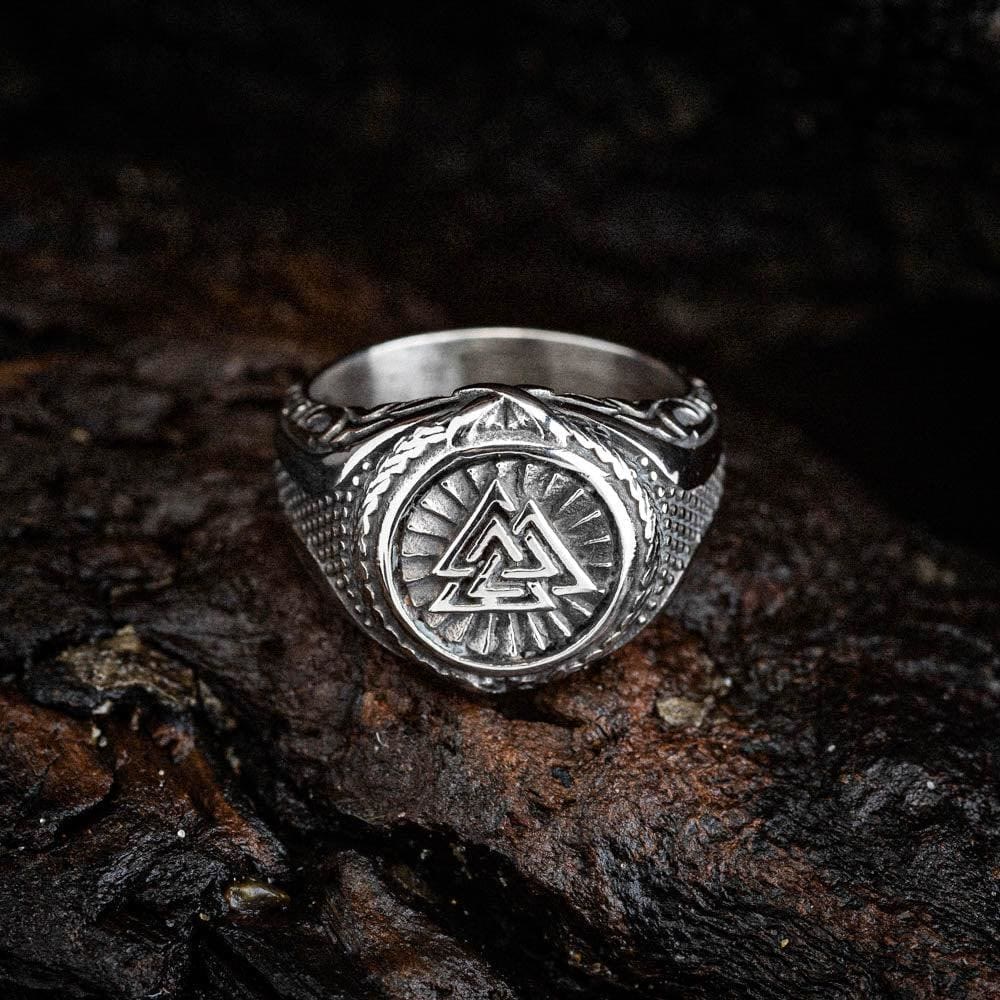 WorldNorse Valknut Celtic Knot Amulet Ring