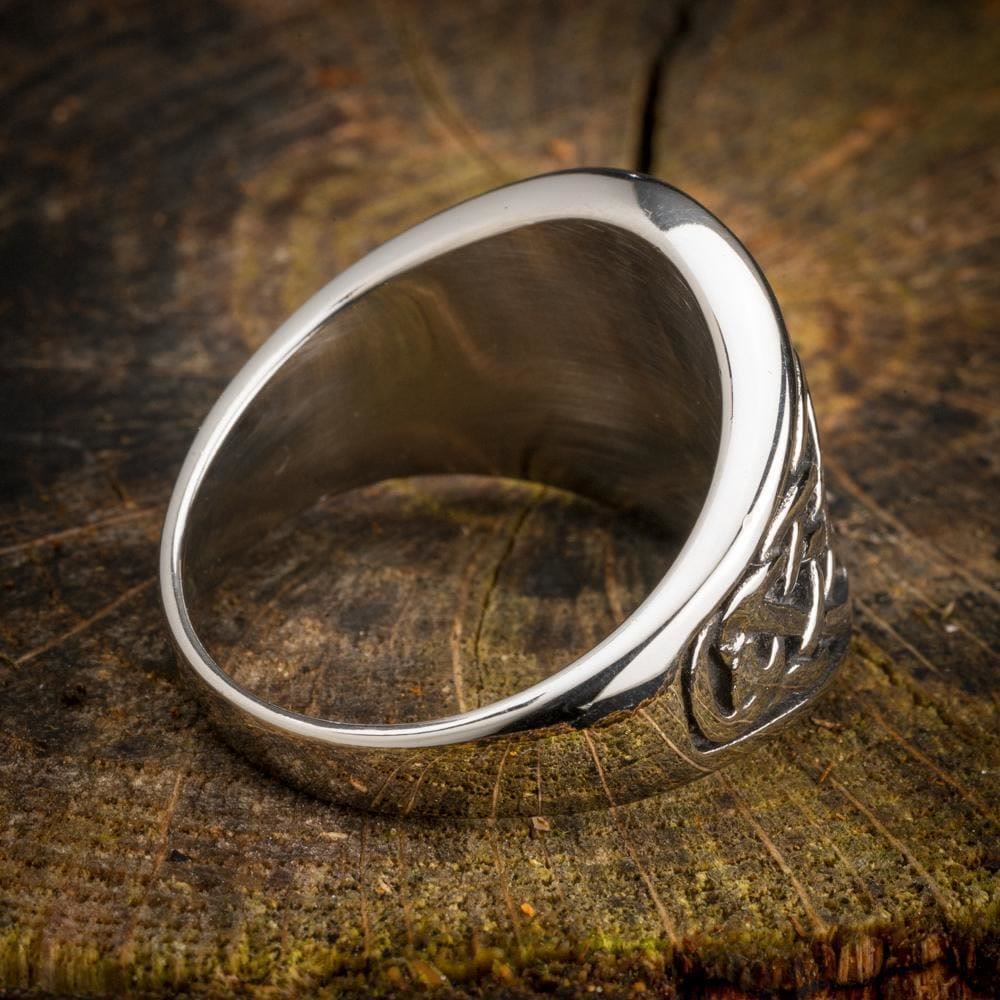 WorldNorse Punk Retro Vegvisir And Celtic Knot Ring - image 2