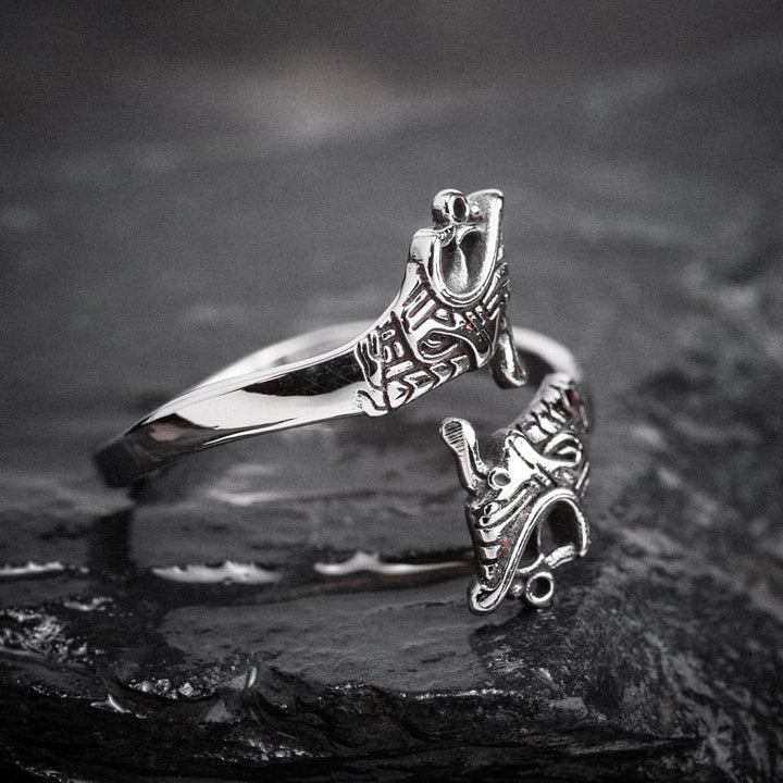 WorldNorse Nordic Warrior Adjustable Jormungand Ring