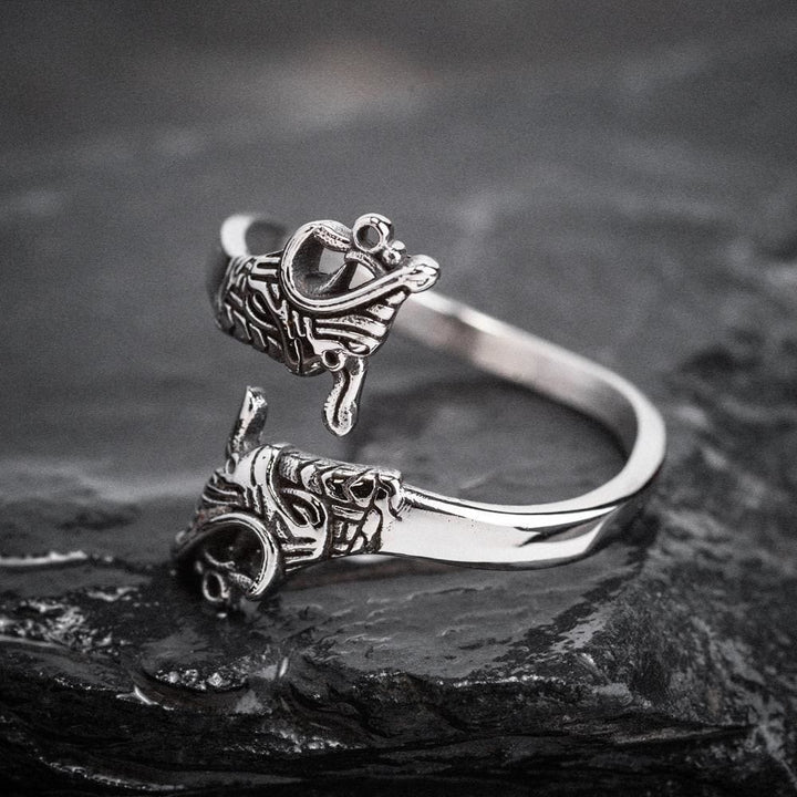 WorldNorse Nordic Warrior Adjustable Jormungand Ring