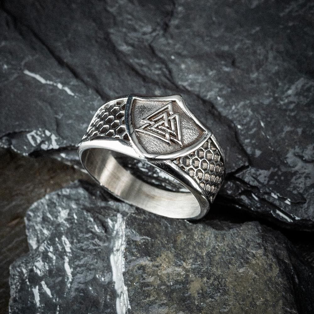 WorldNorse Warrior Viking Valknut Chunky Ring - image 3