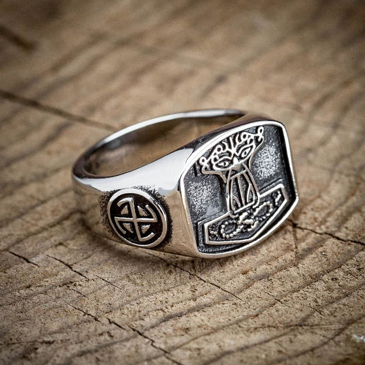 WorldNorse Personality Retro Yggdrasil Tree Of Life Signet Ring