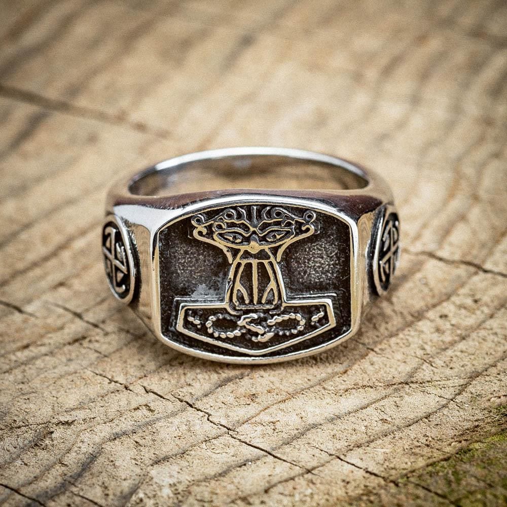 WorldNorse Personality Retro Yggdrasil Tree Of Life Signet Ring