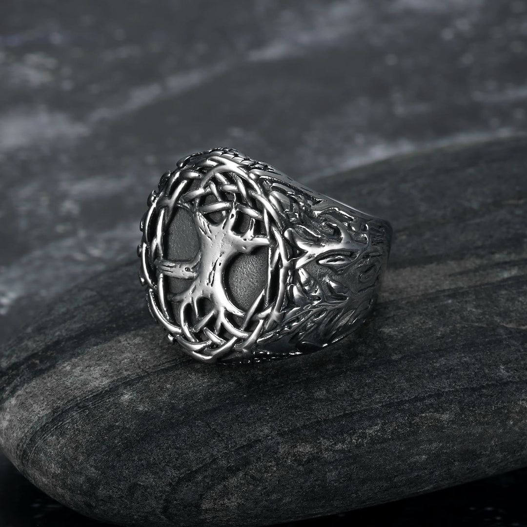 WorldNorse Viking Amulet Tree Of Life Design Ring