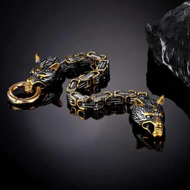 WorldNorse Nordic Geri And Freki Wolves Bracelet - image 5
